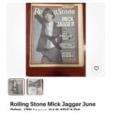 Mick Jagger vintage Rolling Stone magazine, 1978