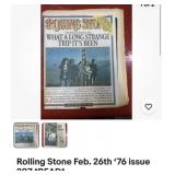 Vintage 1976 Rolling Stone magazine