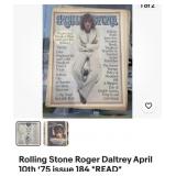 Roger Daughtry Vintage, Rolling Stone magazine,