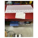 Two 24x56 white window valences