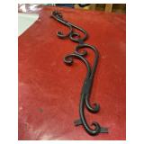 Solid iron scroll baluster 6 x 29 inches