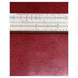 Vintage wooden slide rule