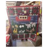 Vintage Noah's art quilt