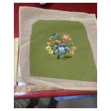 Vintage embroidery flowers