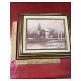 Vintage oil painting signed