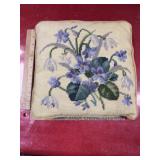 Vintage needle point pillow