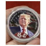 Silver tone 47th President of the United States