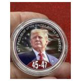 Silver tone 47th President of the United States