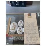 Lot of 4 Holly Hobbie wall decorations