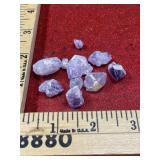 Purple gem stones