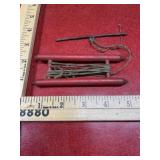 Vintage wooden fishing hand line reel