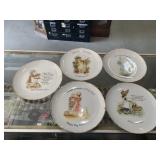 Vintage Holly Hobbie Plates Mothersï¿½ Day Lot of 5