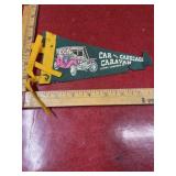 Vintage Luray Caverns VA felt pennant 8x4