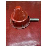 Vintage tri-fold Christmas tree stand, missing