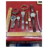 Untested vintage watches TIMEX, Guess, Sharp,
