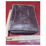 Vintage genuine leather planner