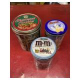 3 Vintage candy & cookie tins