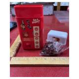 Jelly Belly Dr. Pepper jelly beans in plastic