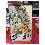 Metal wall sign 10x16