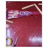 Vintage 1967 Montreal Canada Expo felt pennant
