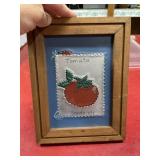 Framed punched metal art 6.5x9