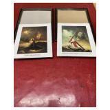 2 new sealed religious prints and 2 frames