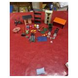 Dollhouse furniture lot garage / basement