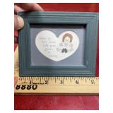 Framed Raggedy Ann styled print 4x5