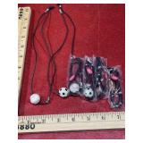 Sports necklaces lot some still sealed includes