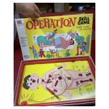 1965 Milton Bradley Operation game open box