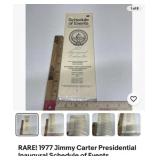 1977 Carter Inauguration Schedule of Events