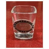 Vintage 1972 Spotsylvania VA shot glass