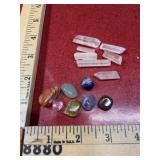Crystal minerals and polished stones