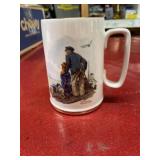 1985 Norman Rockwell 4.5-inch mug