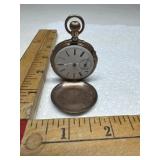 Antique Rare FLORA Gold filled pocket watch for