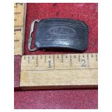 Vintage Sterling Silver belt buckle with engraved