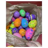 Bag of large plastic Easter eggs (empty)