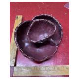 Handmade pottery bowl 6x5x2.5