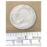 1929 Great Britain half crown coin .50 silver