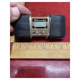 Vintage untested mini quartz travel alarm