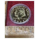 2025 Donald Trump gold tone Take America back