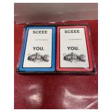 Six 2-deck boxes of playing cards. New sealed.