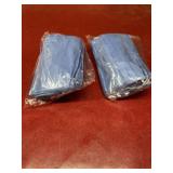 2 sealed packs of blue face masks