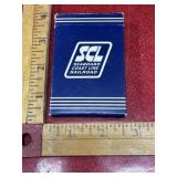 Seaboard Coast Line Railroad playing cards, open