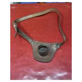 Vintage leather fighting belt big game fishing