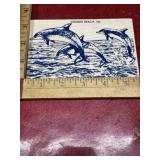 Novelty Virginia Beach VA wooden postcard