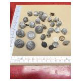 Vintage military buttons various makers