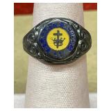 1951 Sterling silver class ring St. Maryï¿½s School