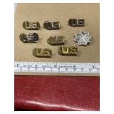 Vintage US military pins