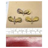 3 vintage WWII army Air Corps pins